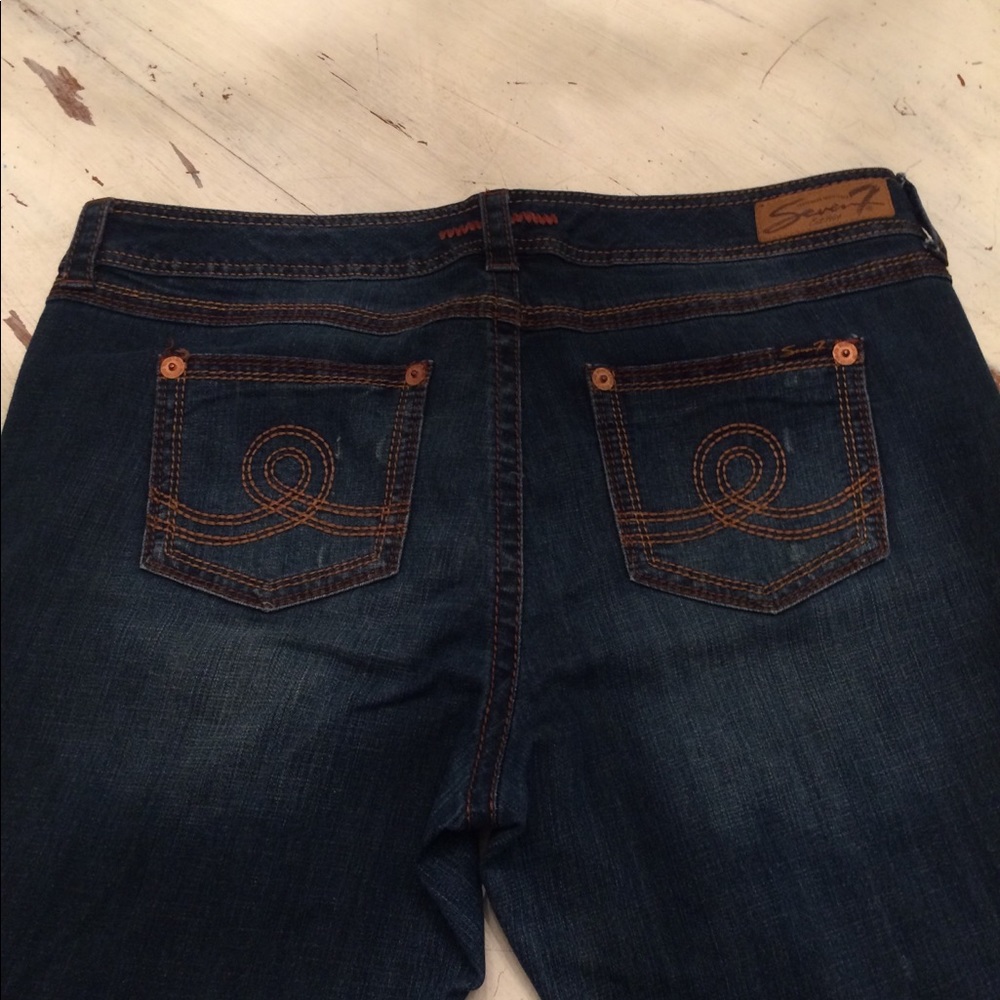 LADIES PLUS SIZE 20 SEVEN 7 LUXE BOOTCUT JEANS